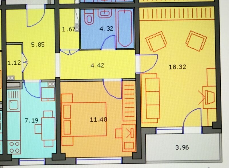 Teiul Doamnei / Apartament 2 camere decomandat -  Str. Cristea Mateescu